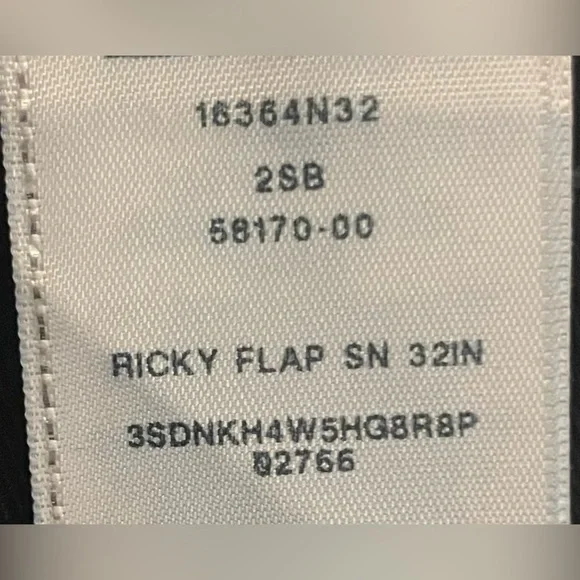 NWT True Religion 34W 32L Ricky Flap 2SB Body Rinse Black Relaxed Straight Jeans - Picture 10 of 11